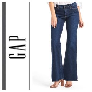“Authentic Flare” Indigo Rinse Denim  { Gap }